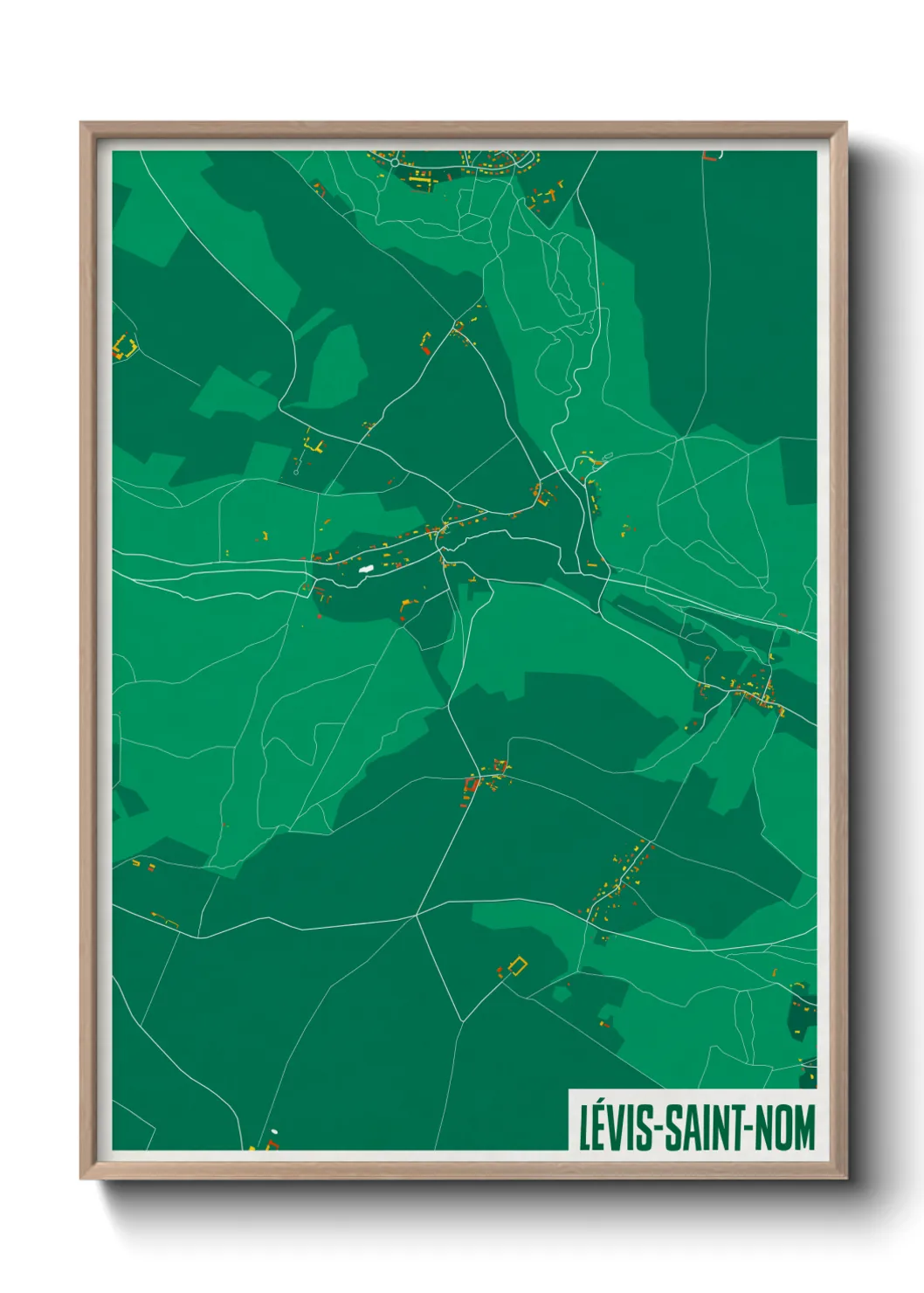 Un poster carteLévis-Saint-Nom