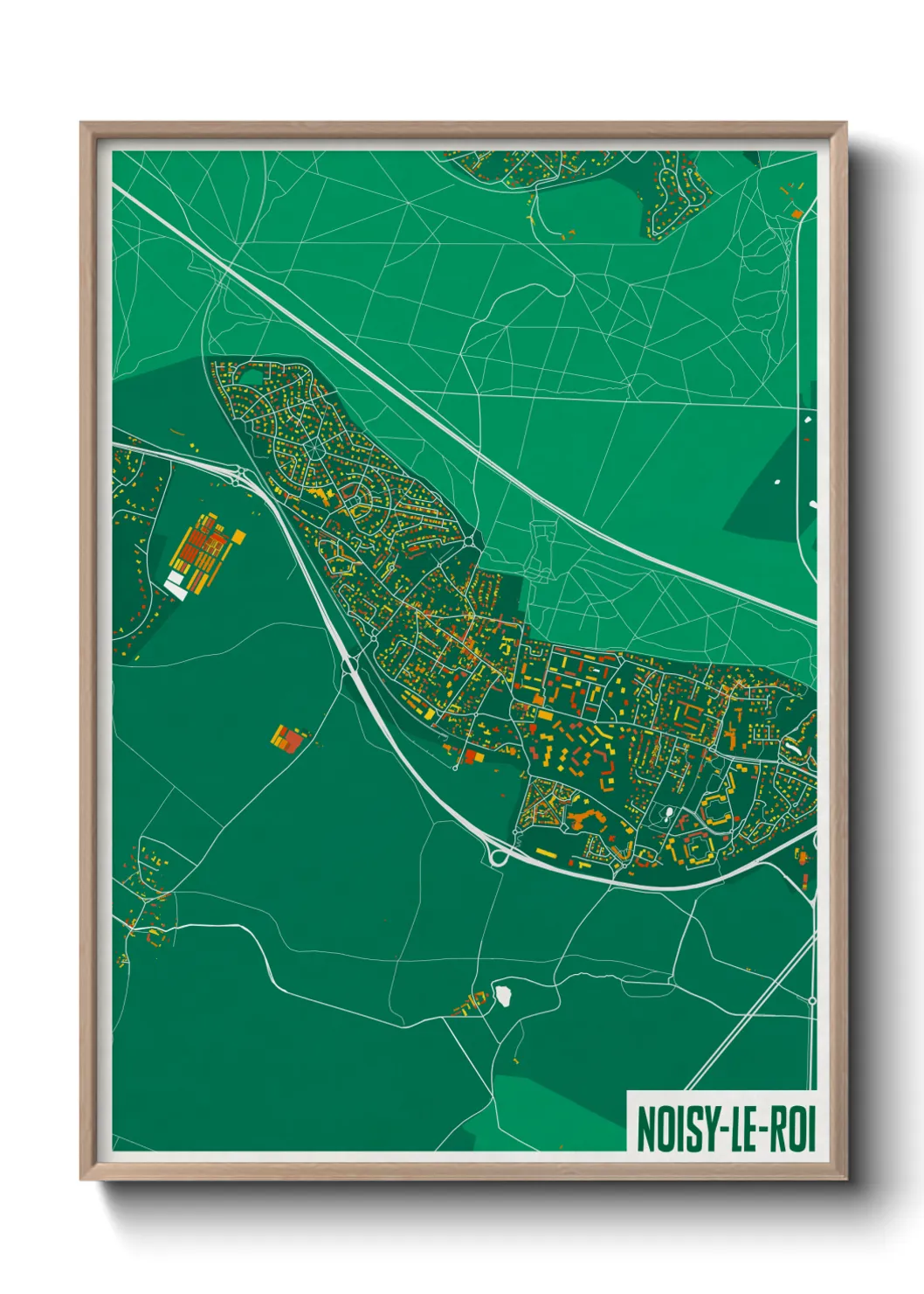 Un poster carteNoisy-le-Roi