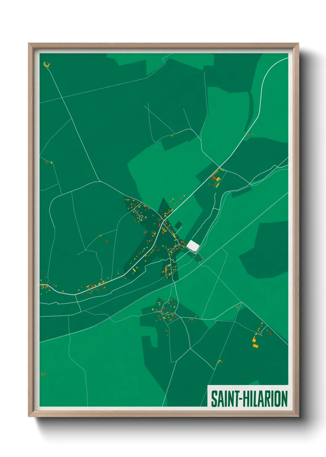 Un poster carteSaint-Hilarion