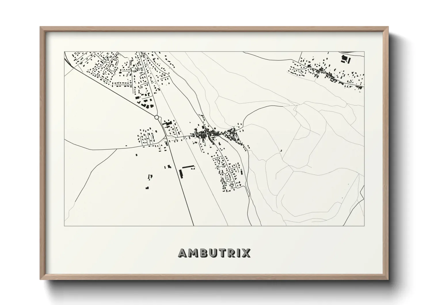 Une affiche de carte sur Ambutrix