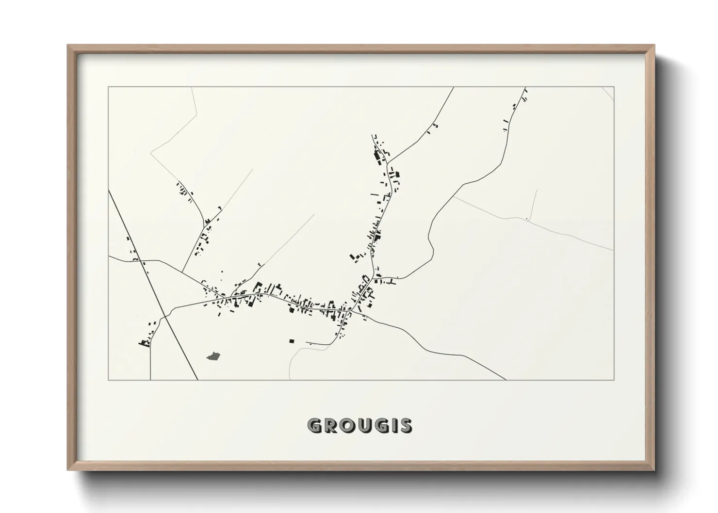 Une affiche de carte sur Grougis