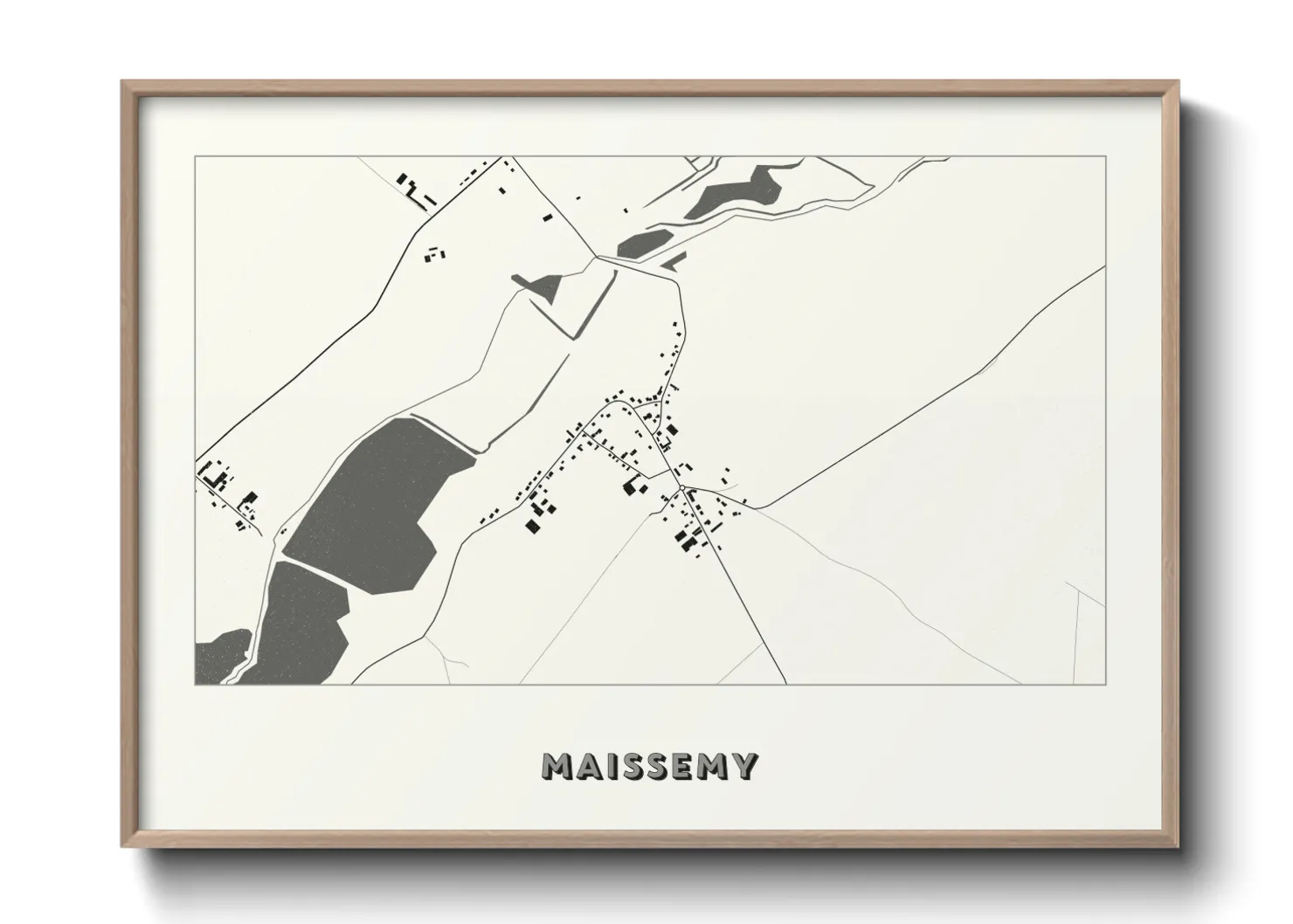 Une affiche de carte sur Maissemy