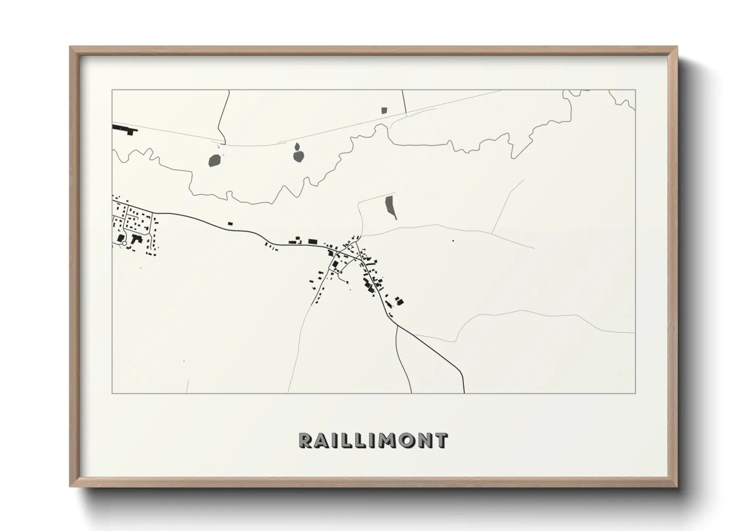 Une affiche de carte sur Raillimont