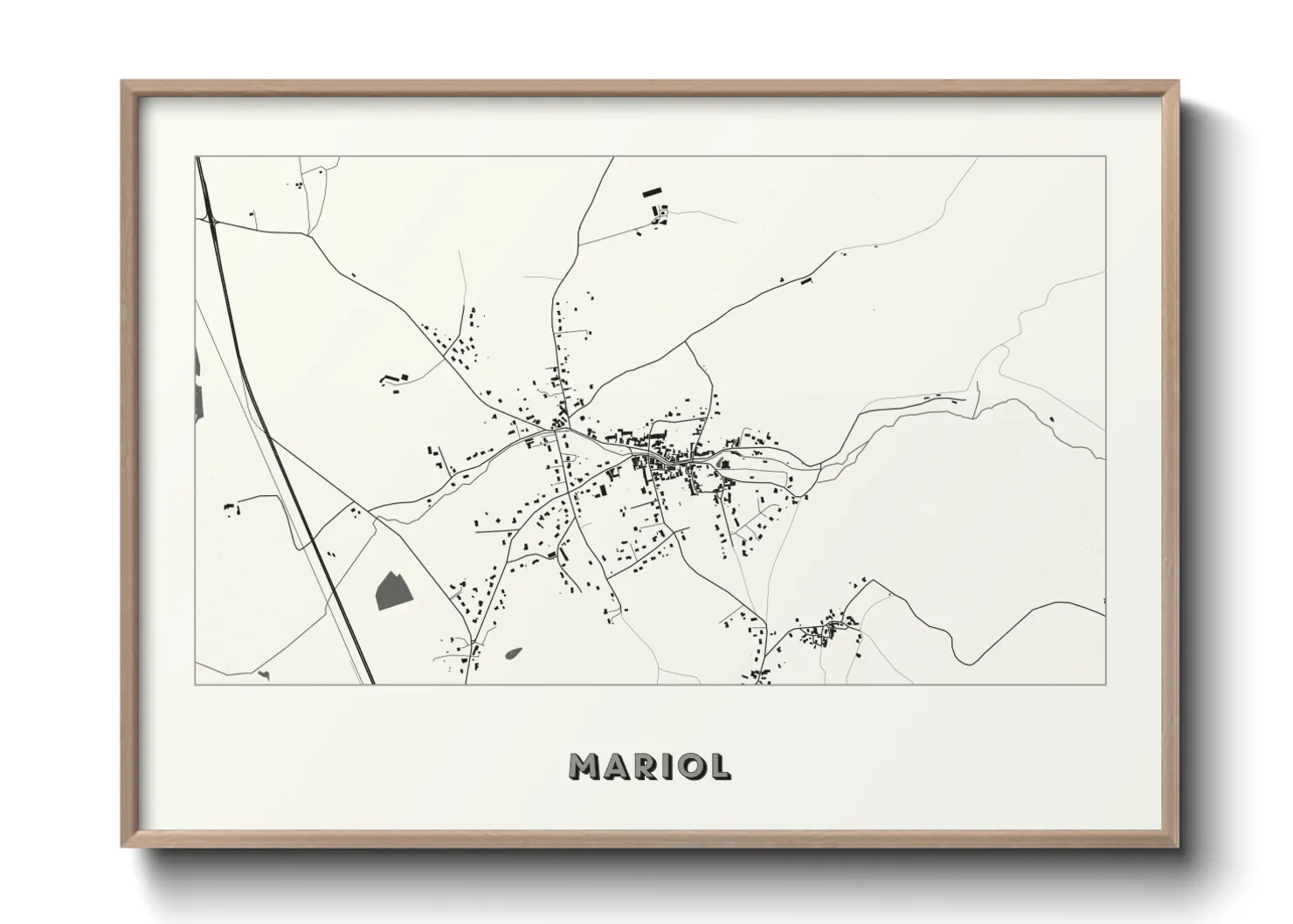 Une affiche de carte sur Mariol