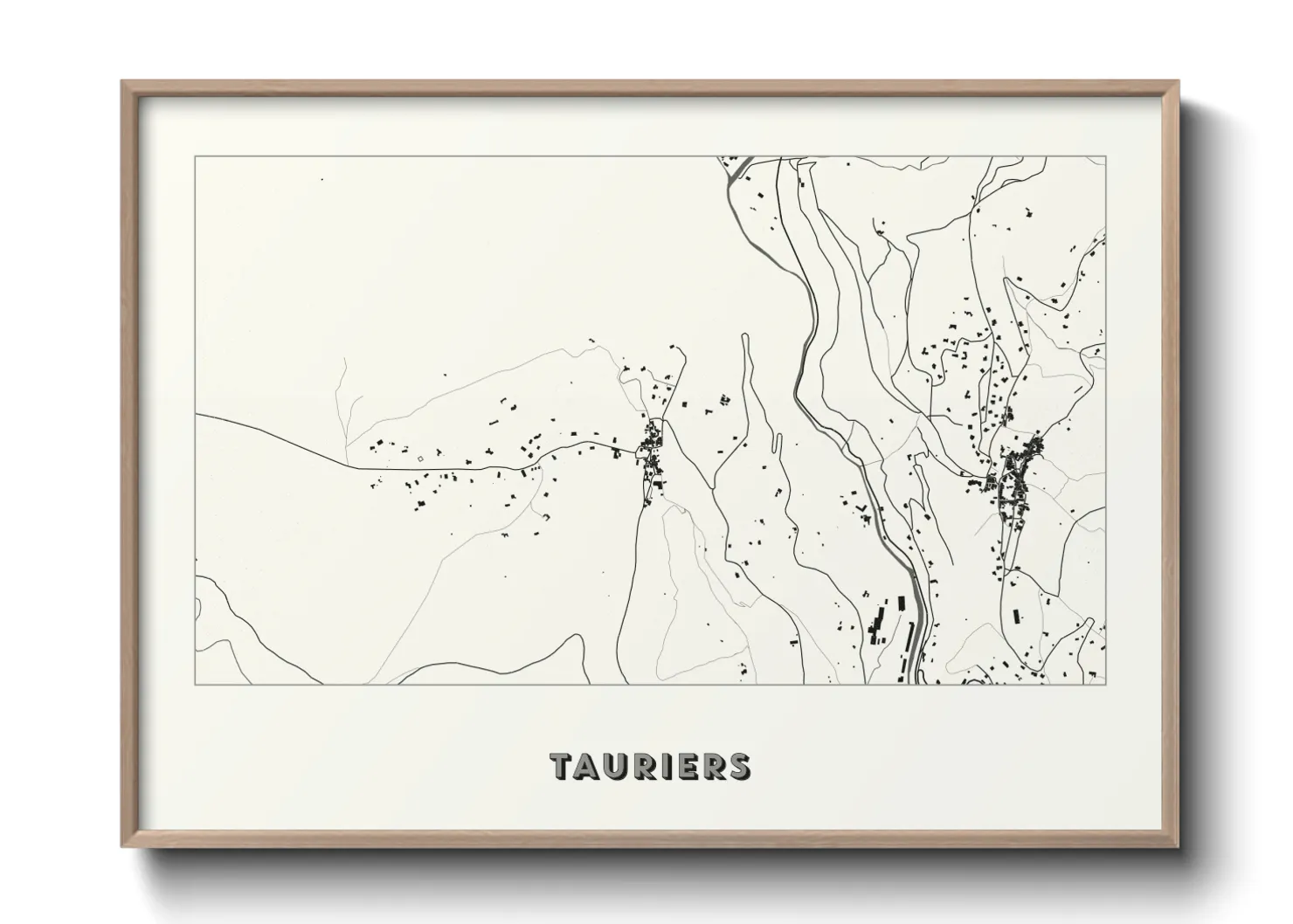 Une affiche de carte sur Tauriers