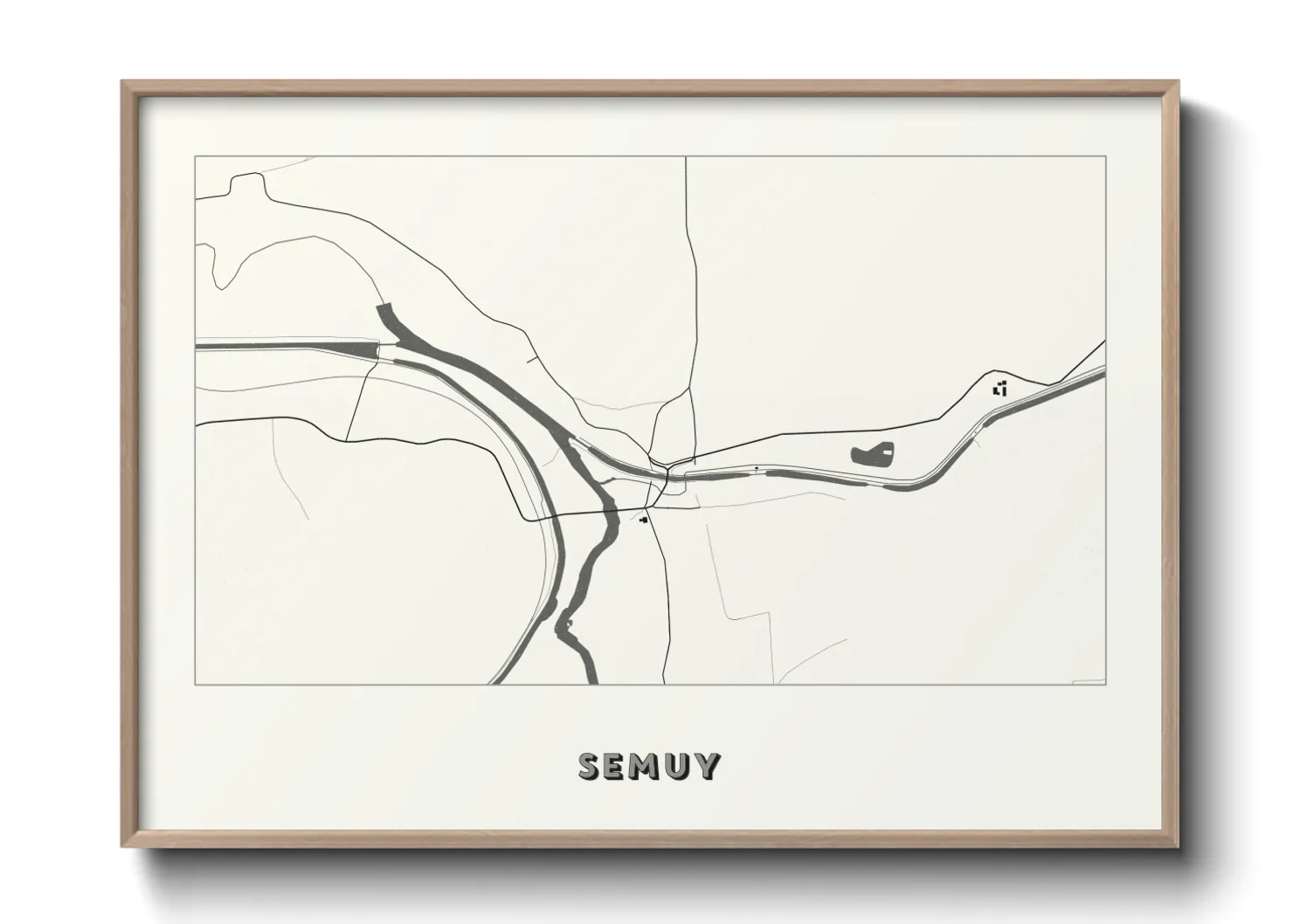 Une affiche de carte sur Semuy