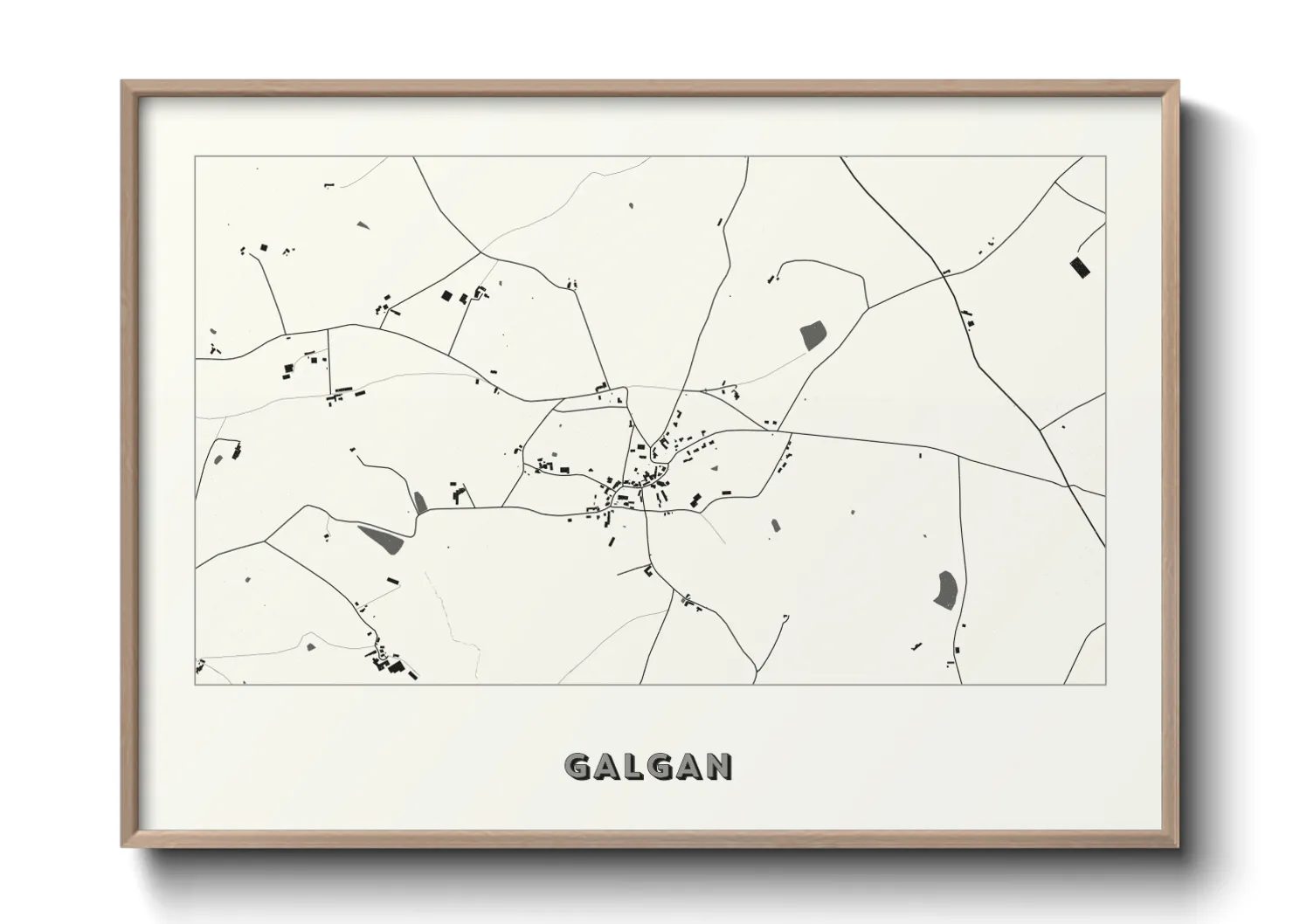 Une affiche de carte sur Galgan