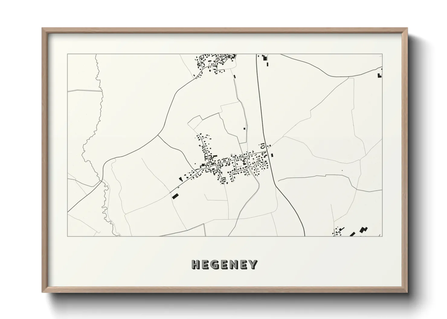 Une affiche de carte sur Hegeney