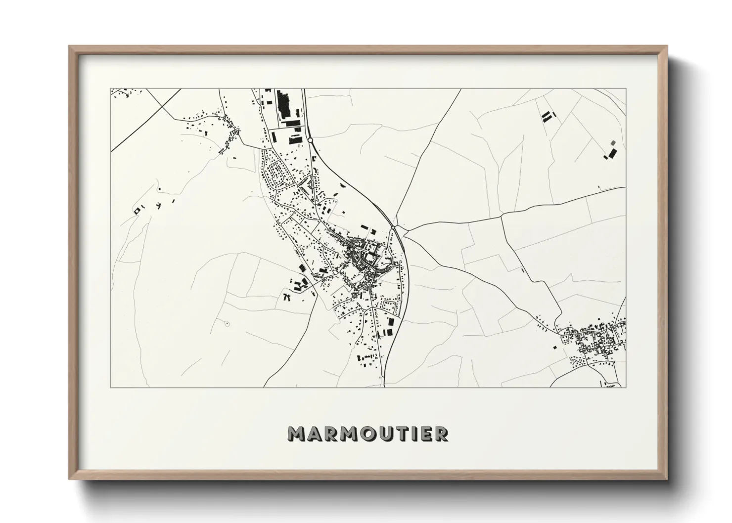 Une affiche de carte sur Marmoutier