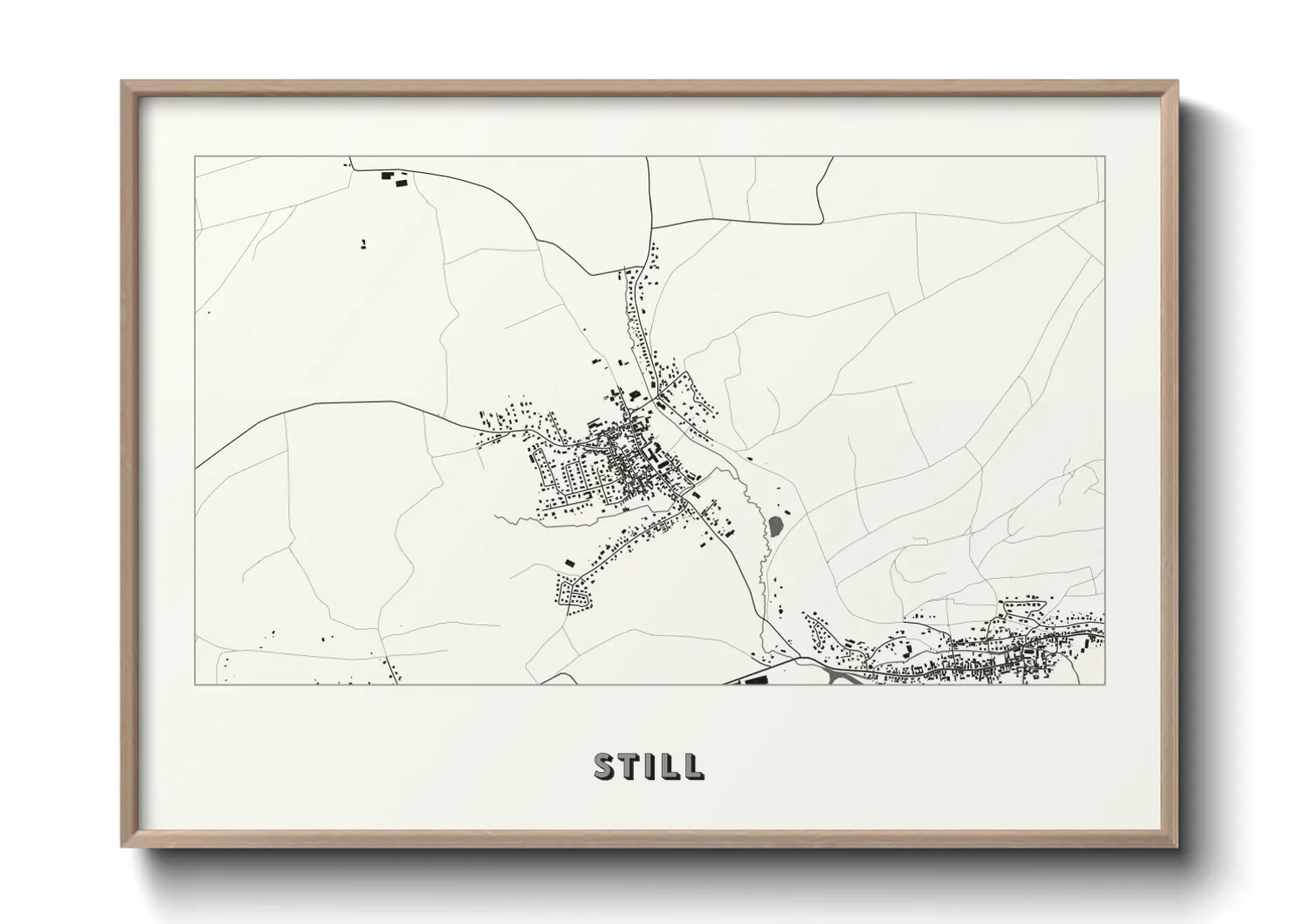 Une affiche de carte sur Still