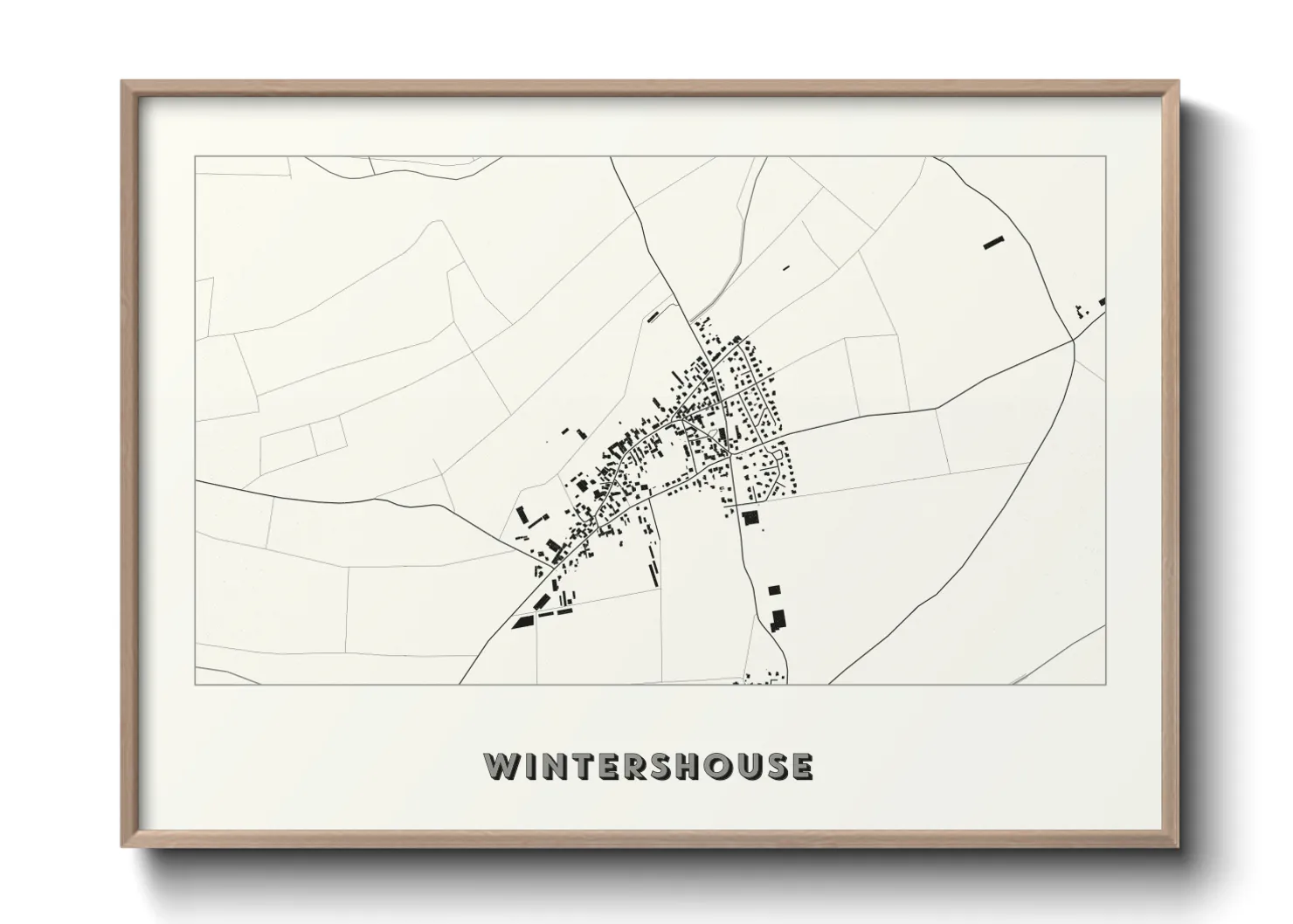 Une affiche de carte sur Wintershouse