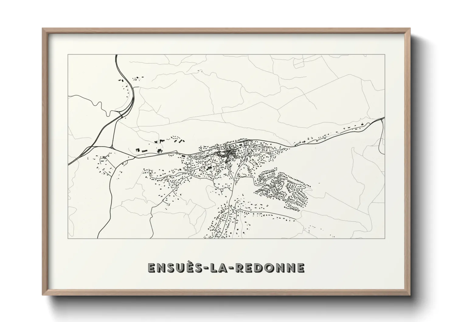 Une affiche de carte sur Ensuès-la-Redonne