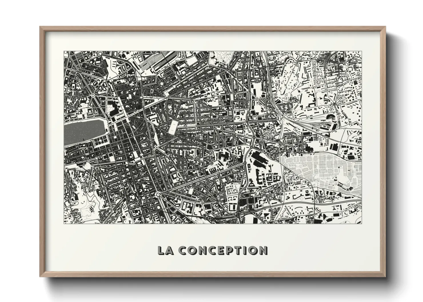Une affiche de carte sur La Conception