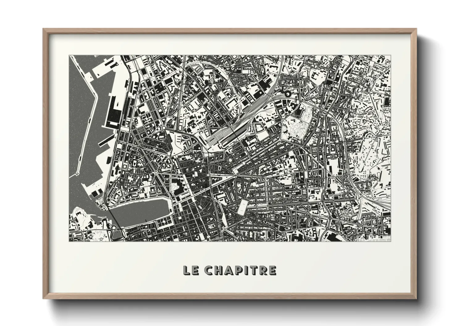Une affiche de carte sur Le Chapitre