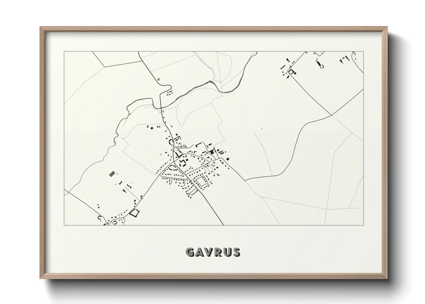 Une affiche de carte sur Gavrus