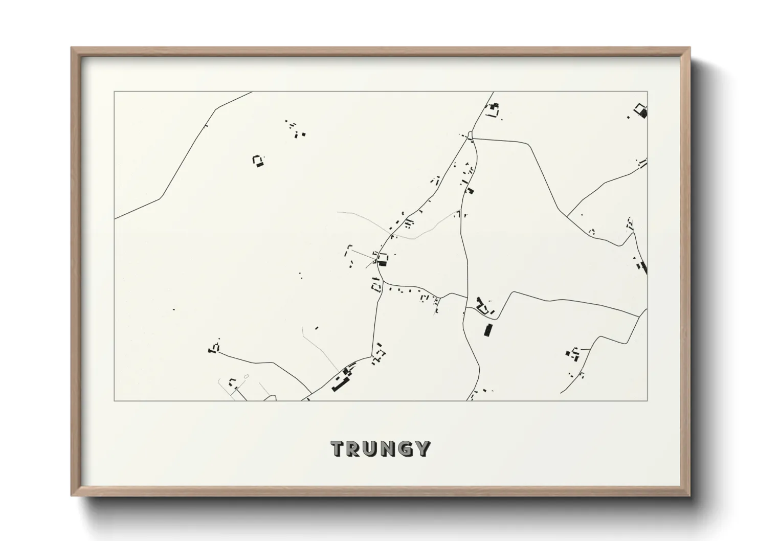 Une affiche de carte sur Trungy