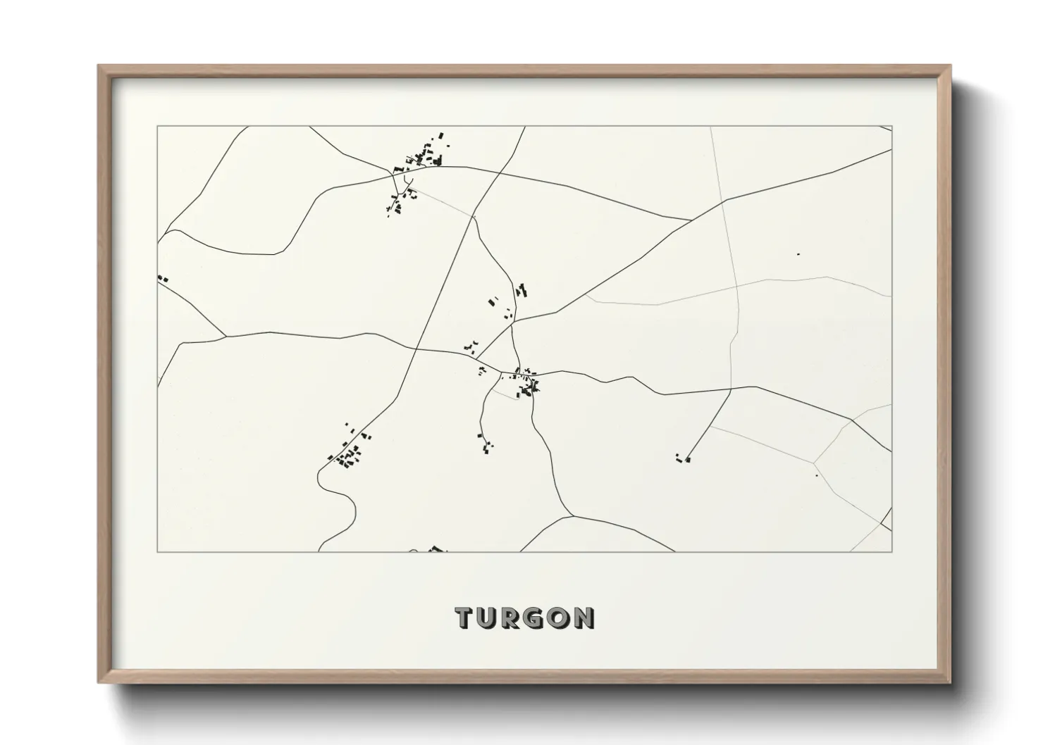 Une affiche de carte sur Turgon