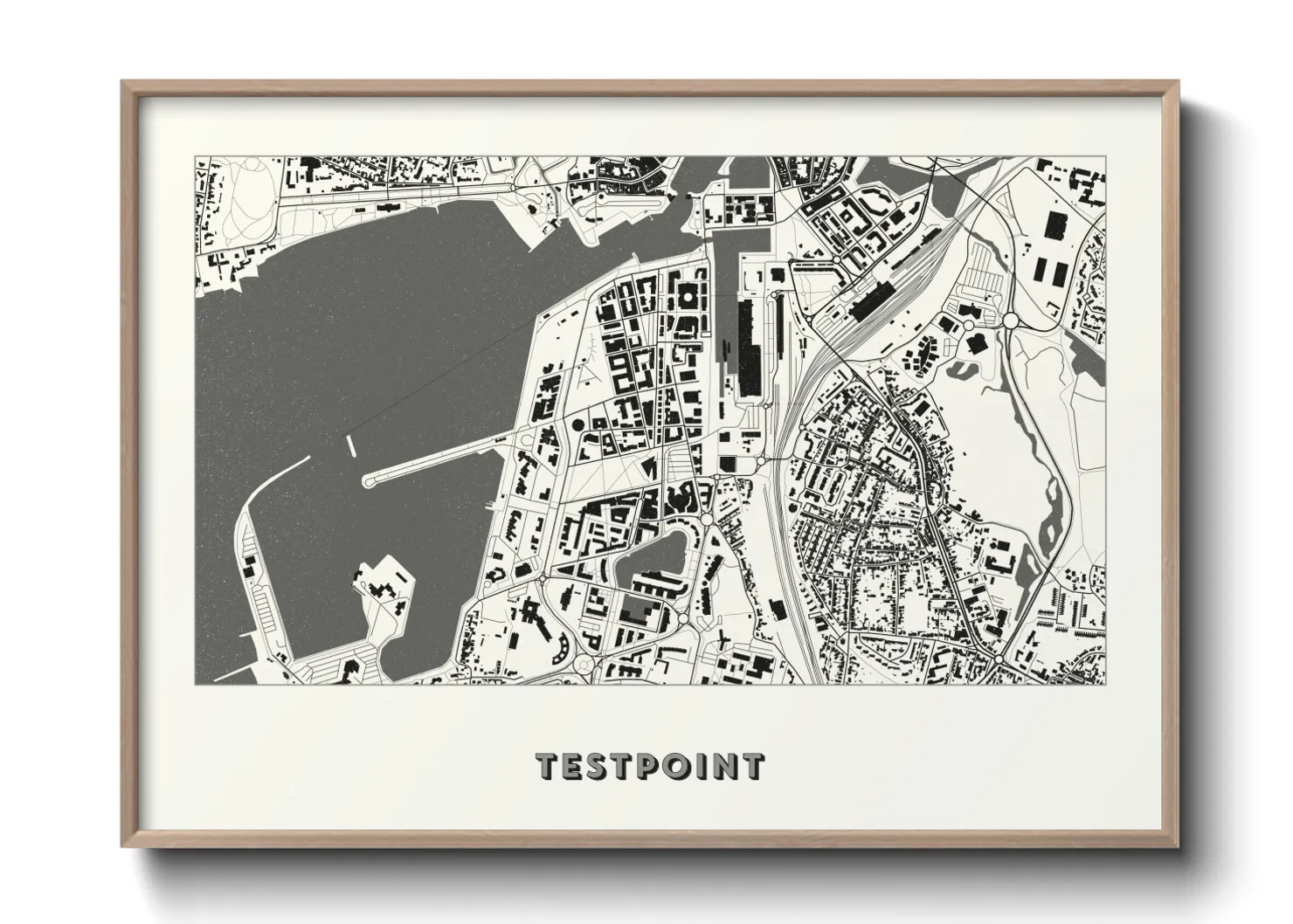 Une affiche de carte sur TestPoint