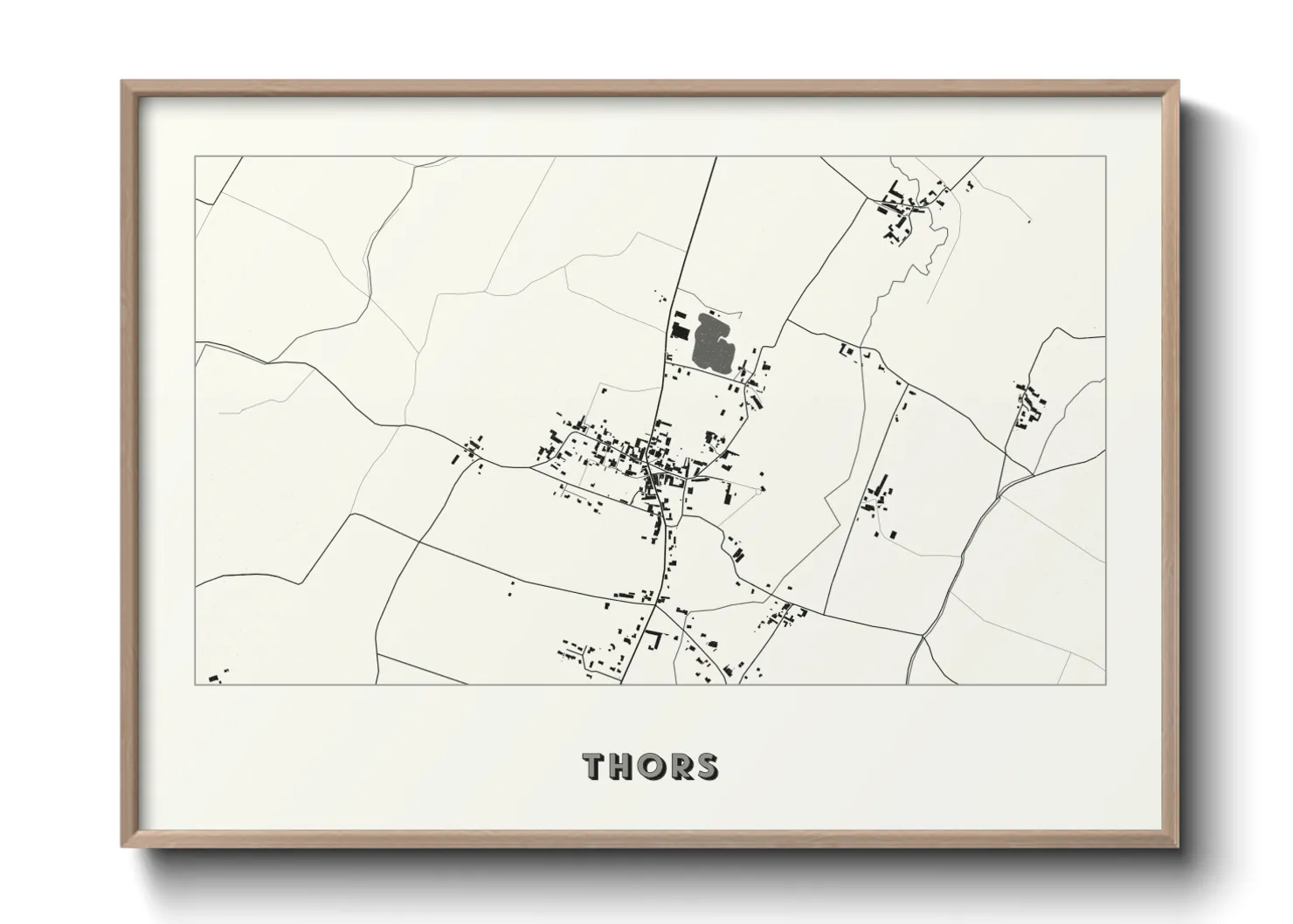 Une affiche de carte sur Thors