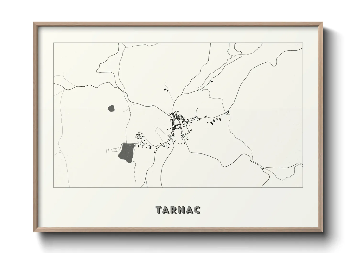 Une affiche de carte sur Tarnac