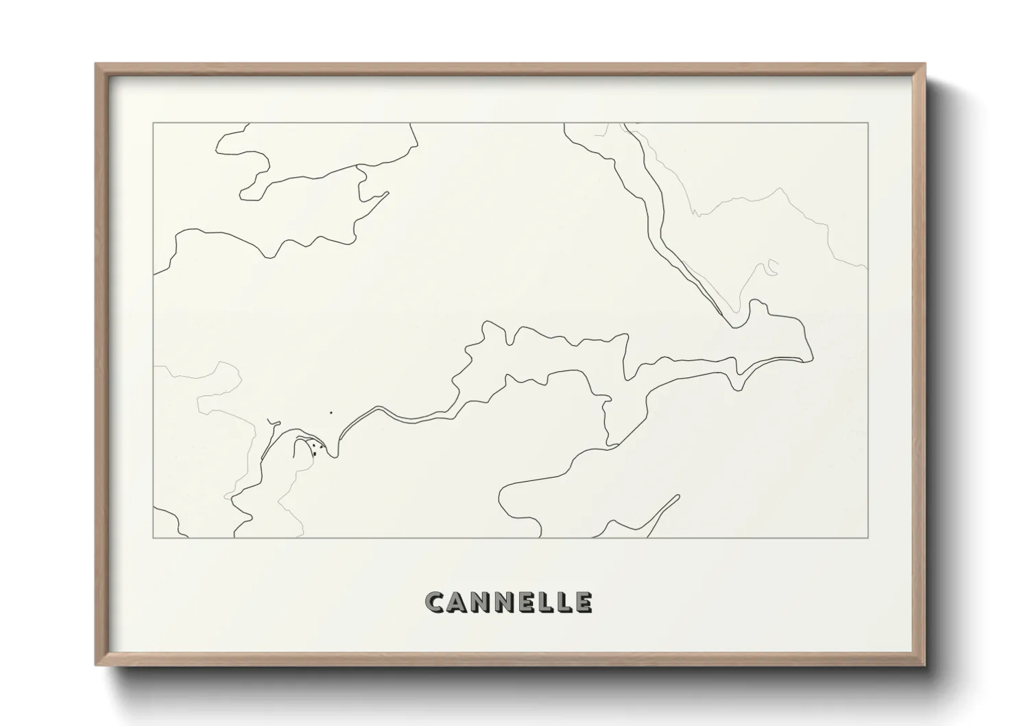 Une affiche de carte sur Cannelle