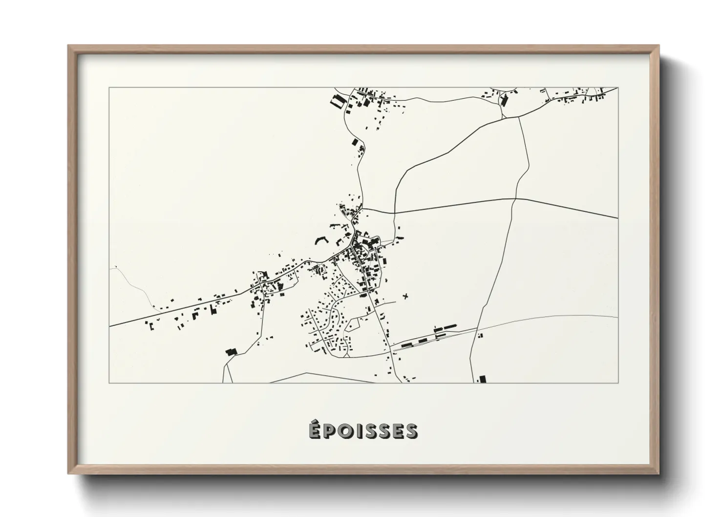 Une affiche de carte sur Époisses