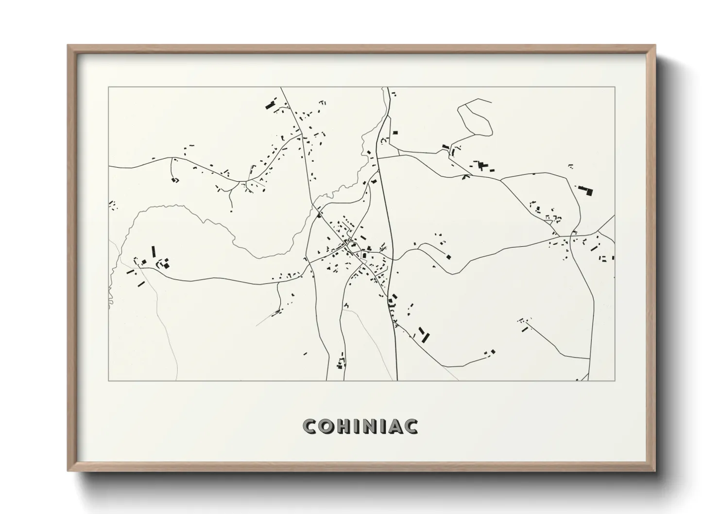 Une affiche de carte sur Cohiniac