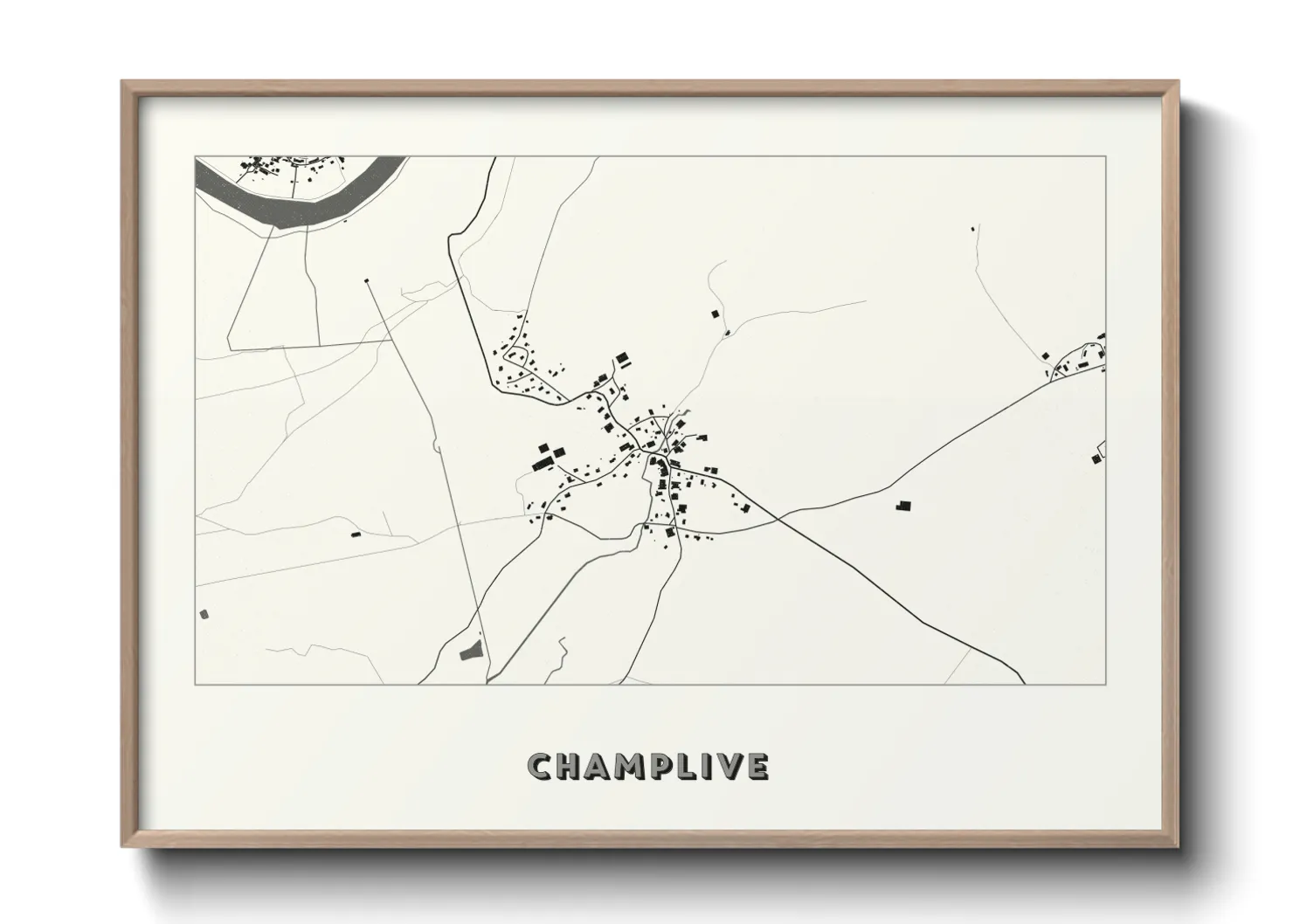 Une affiche de carte sur Champlive