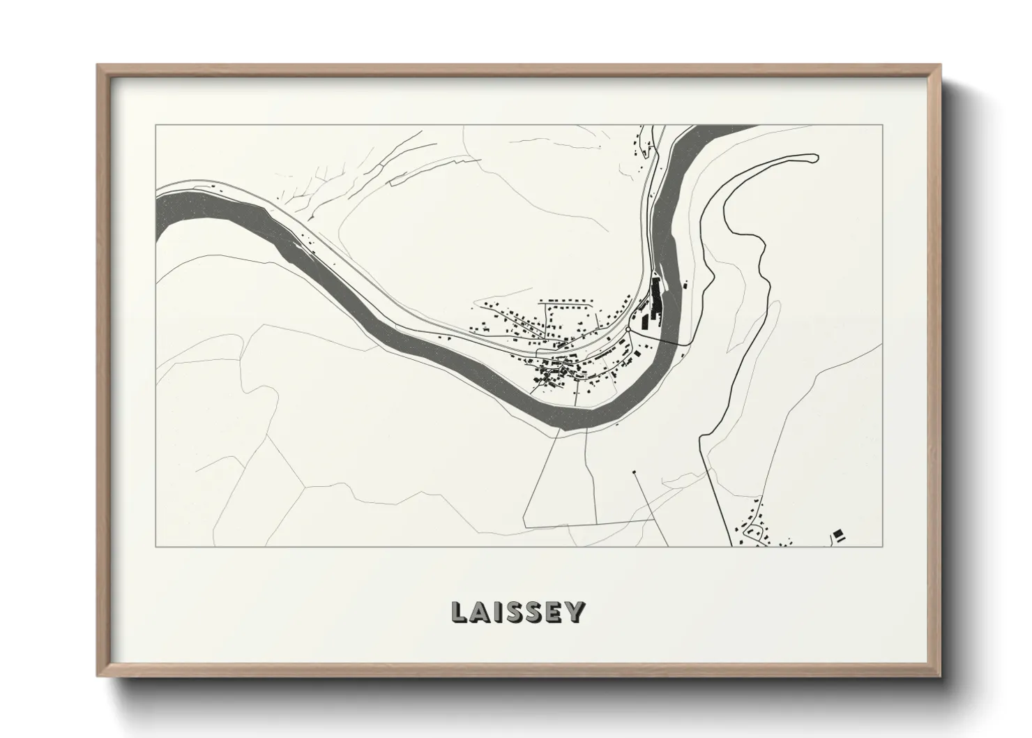 Une affiche de carte sur Laissey