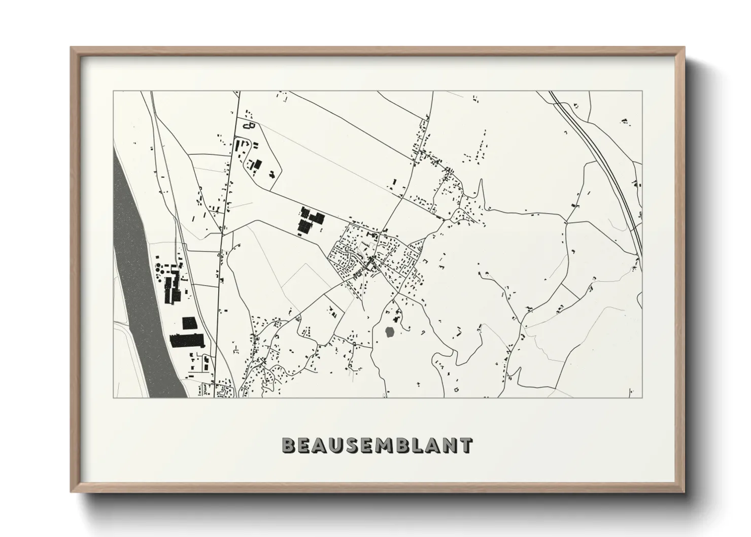 Une affiche de carte sur Beausemblant