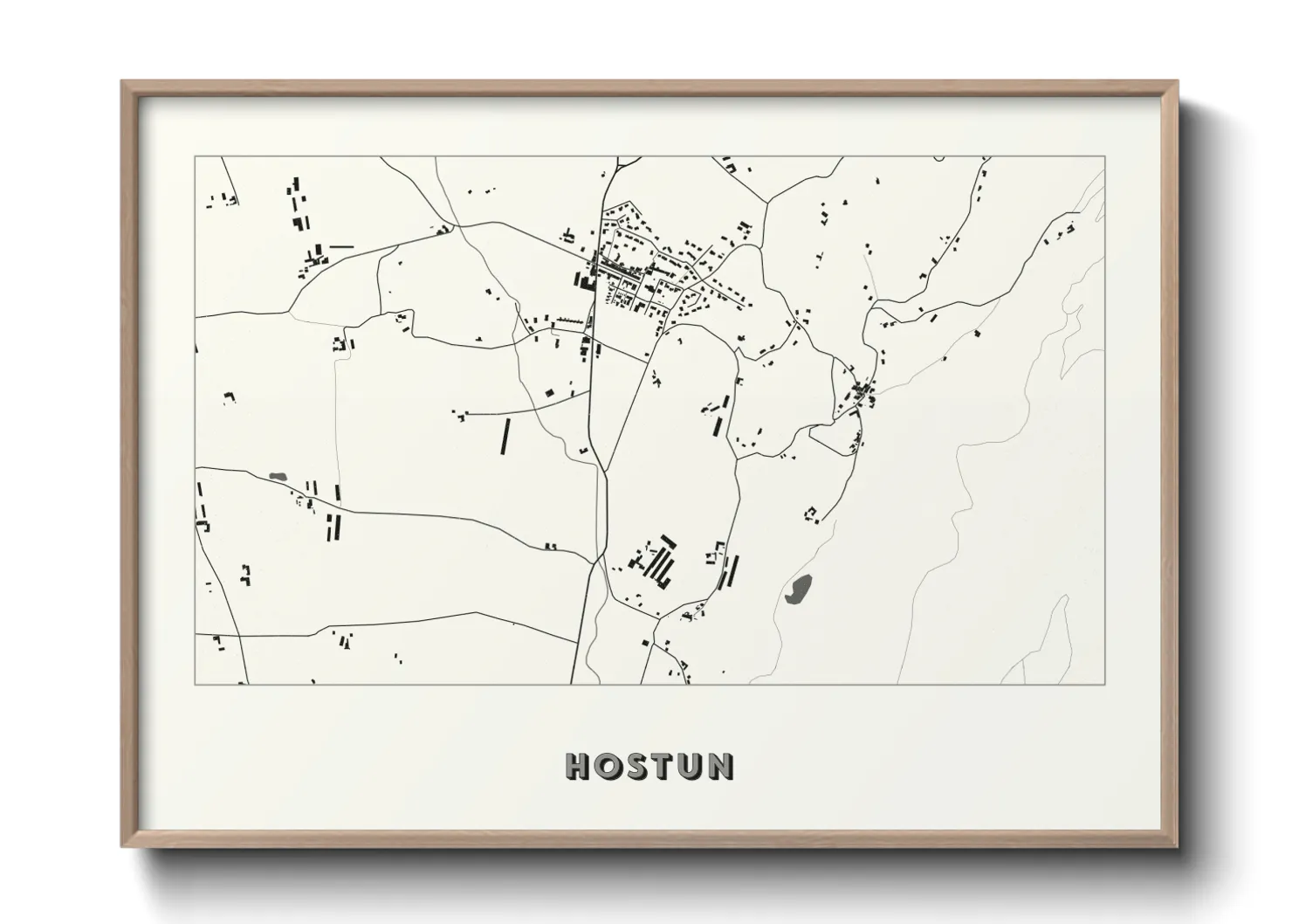 Une affiche de carte sur Hostun