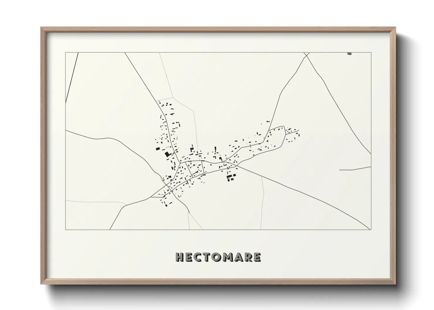 Une affiche de carte sur Hectomare