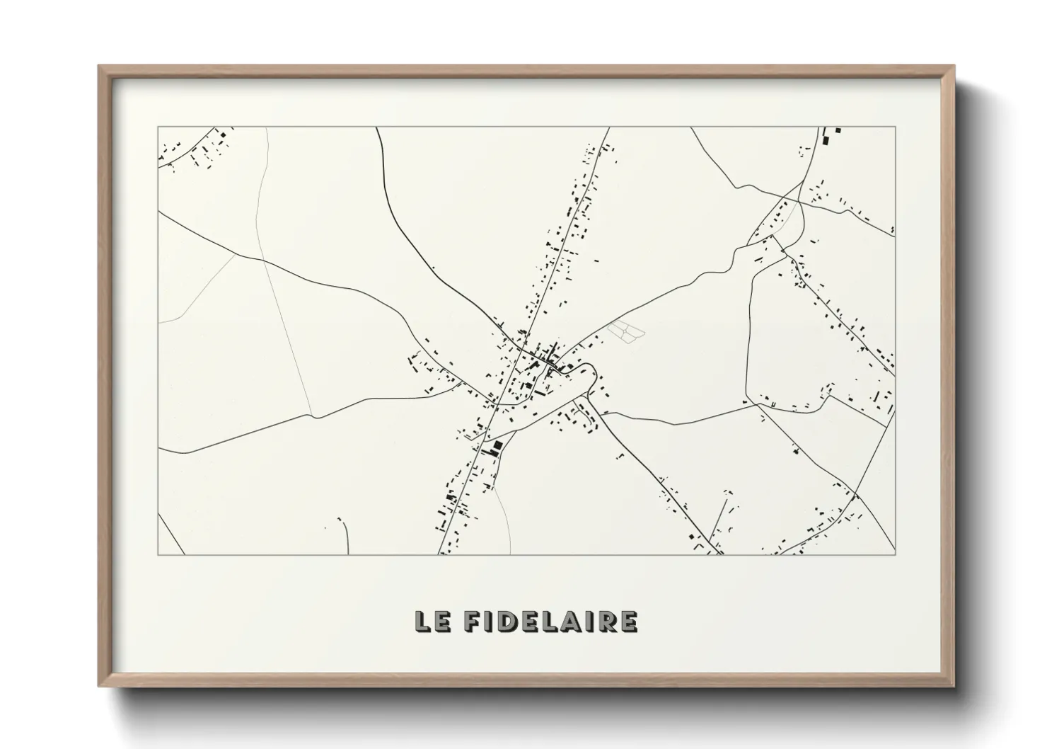 Une affiche de carte sur Le Fidelaire