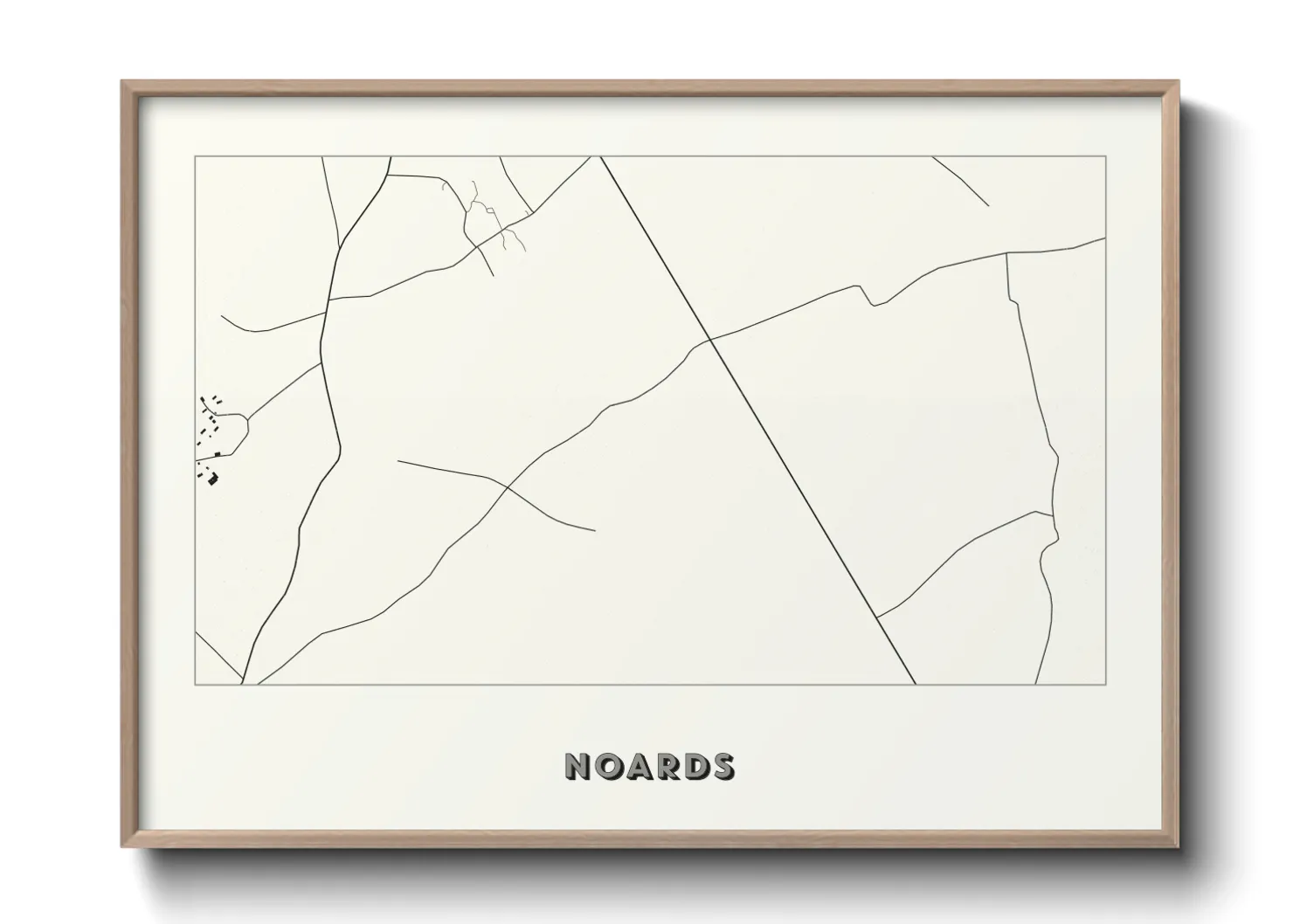 Une affiche de carte sur Noards