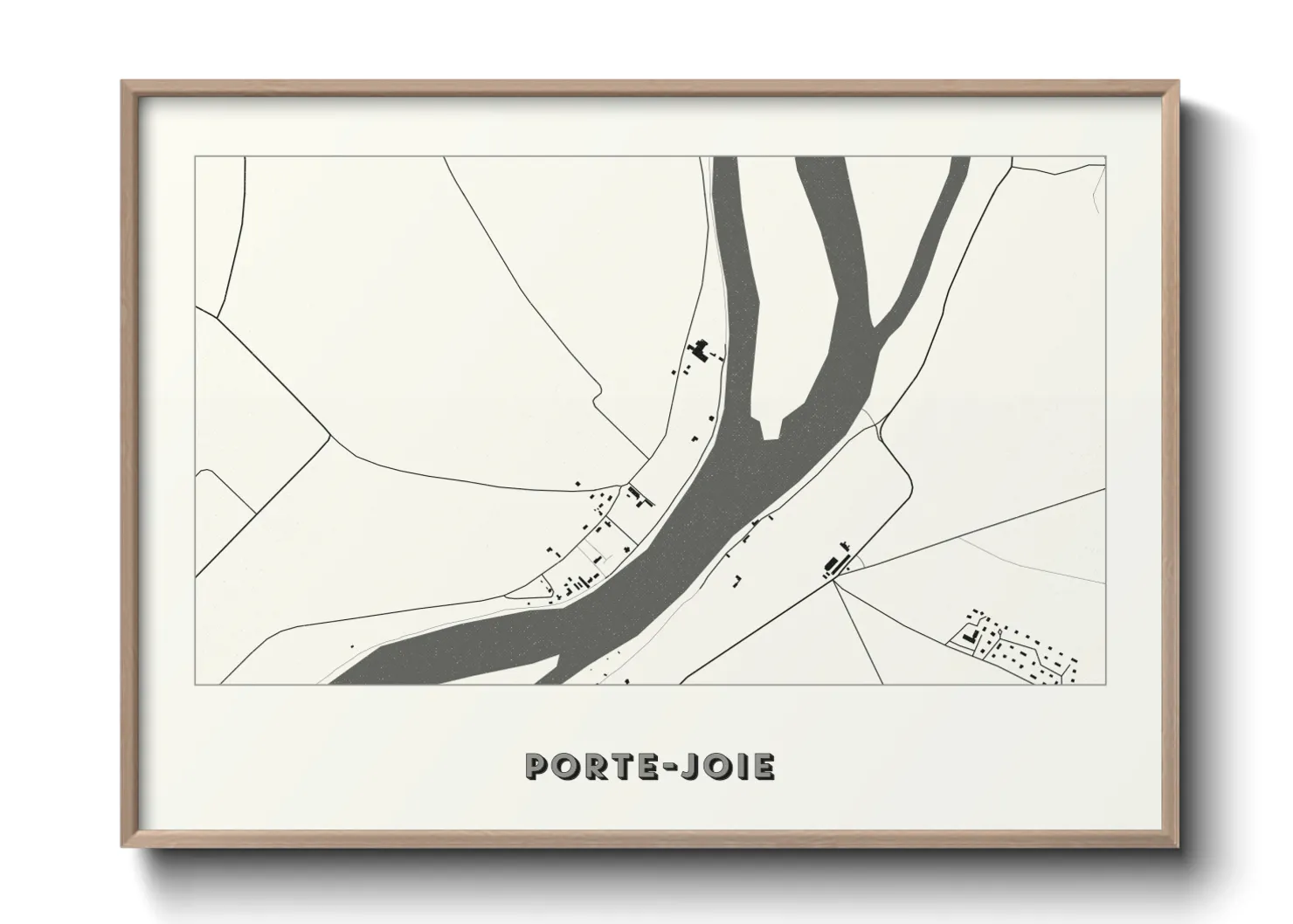 Une affiche de carte sur Porte-Joie