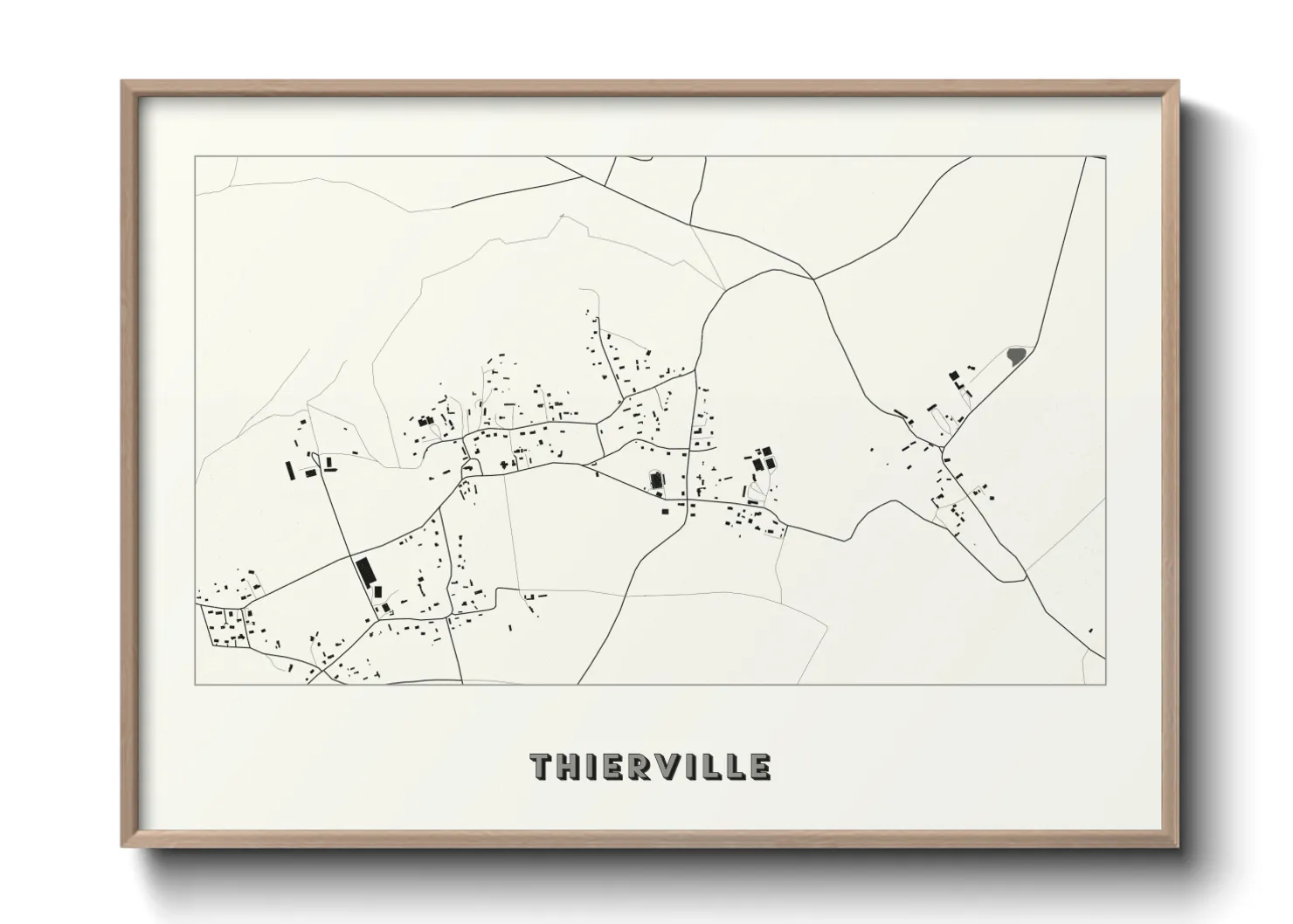Une affiche de carte sur Thierville