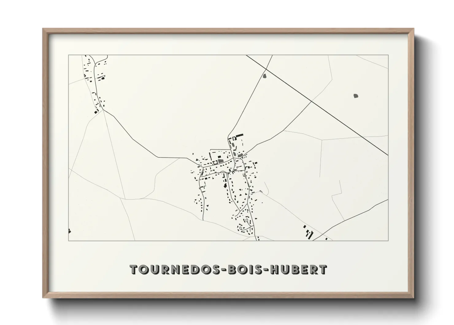 Une affiche de carte sur Tournedos-Bois-Hubert