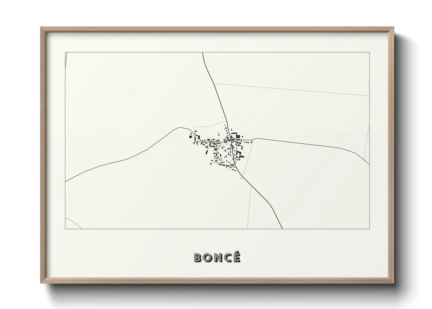 Une affiche de carte sur Boncé