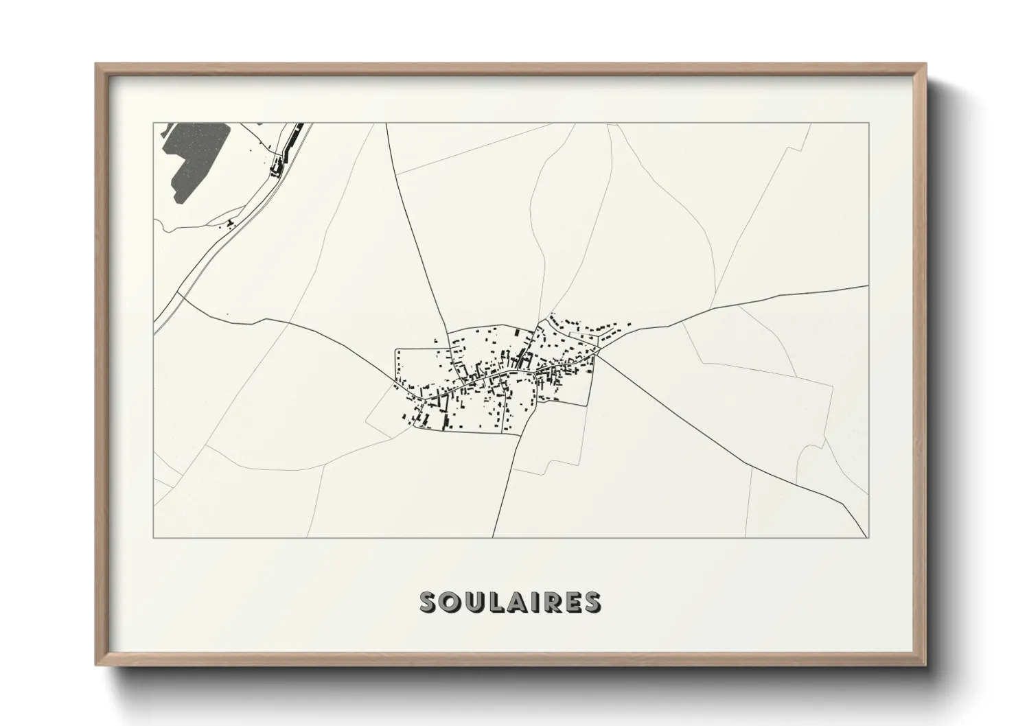 Une affiche de carte sur Soulaires