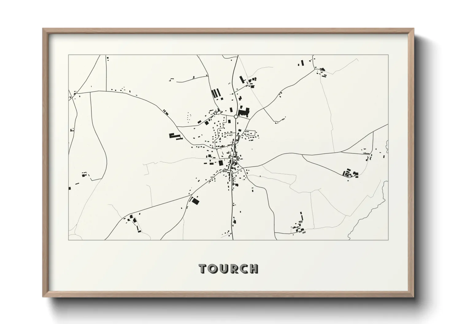 Une affiche de carte sur Tourch