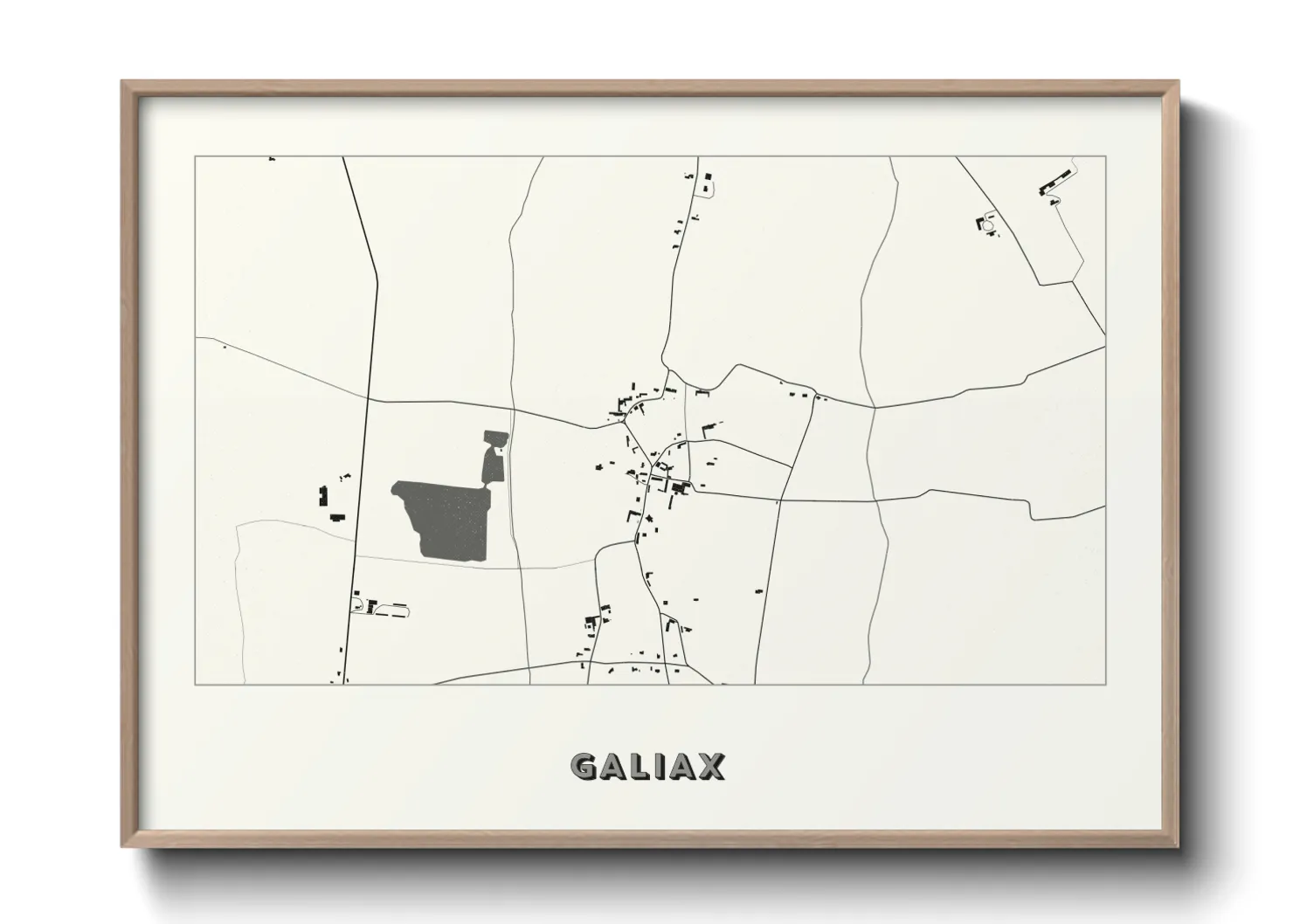 Une affiche de carte sur Galiax