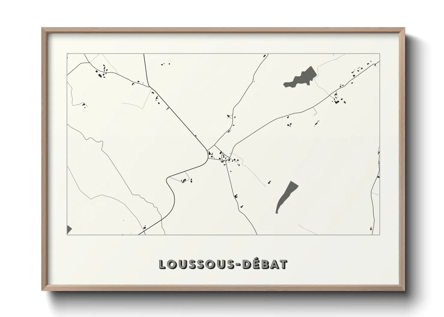 Une affiche de carte sur Loussous-Débat