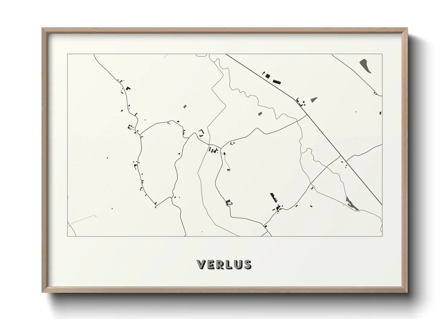 Une affiche de carte sur Verlus