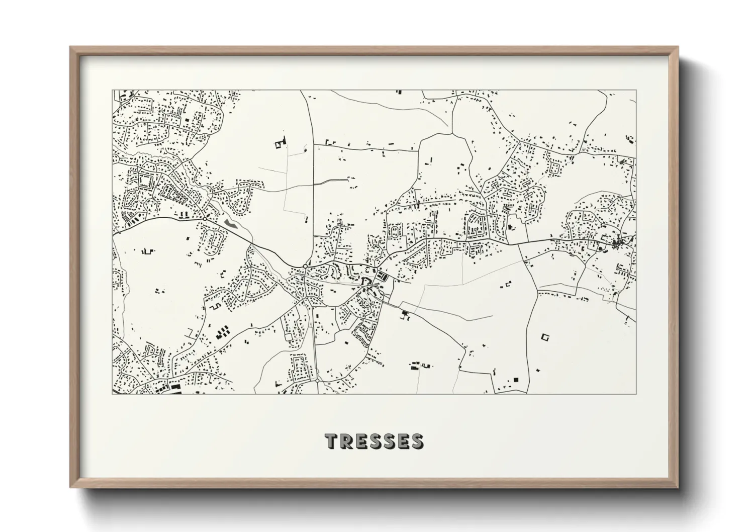 Une affiche de carte sur Tresses