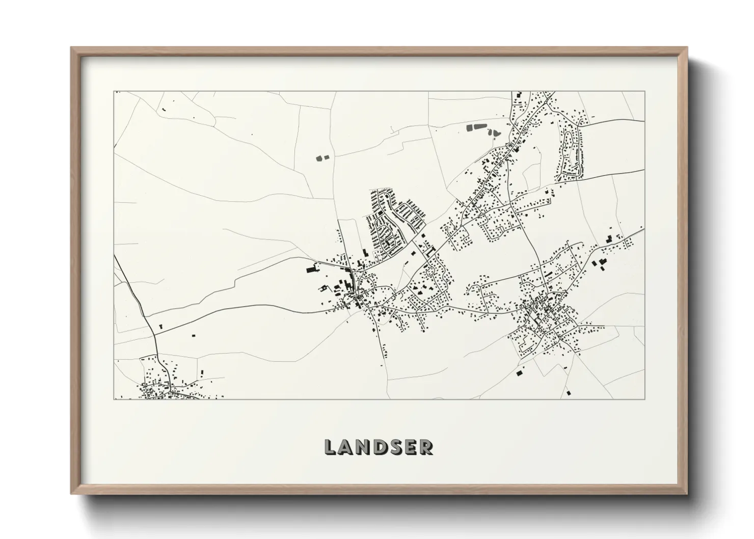 Une affiche de carte sur Landser