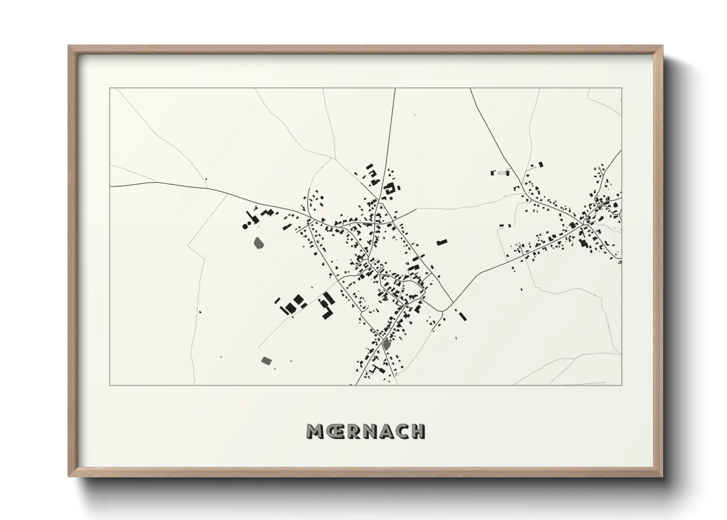 Une affiche de carte sur Mœrnach
