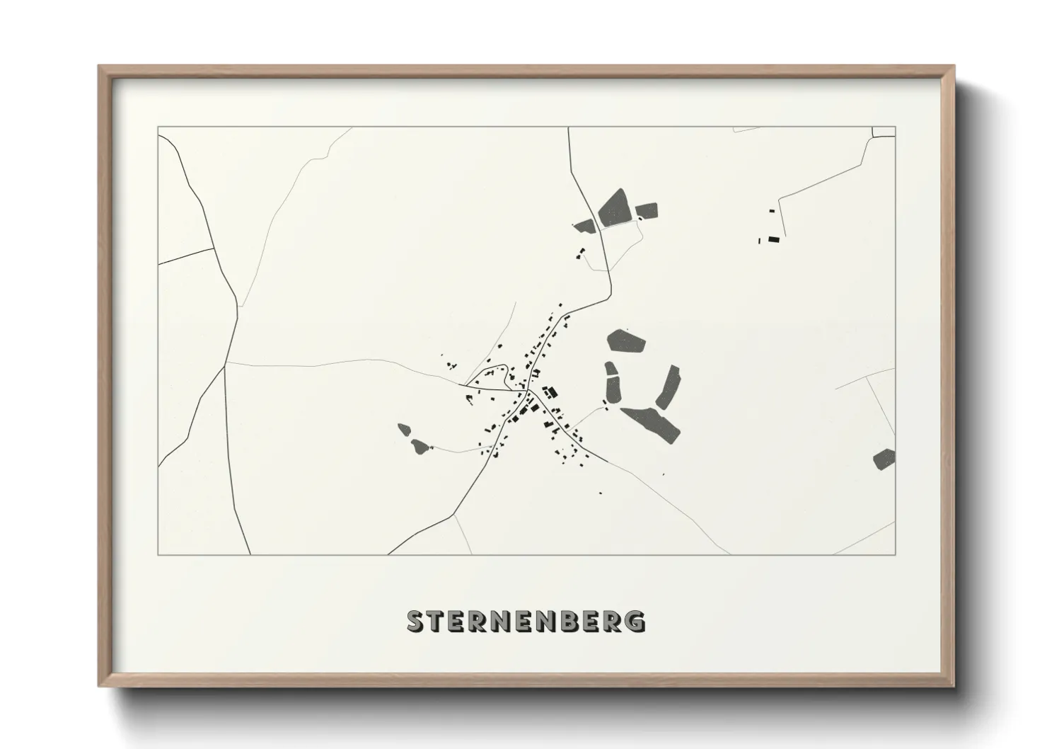 Une affiche de carte sur Sternenberg