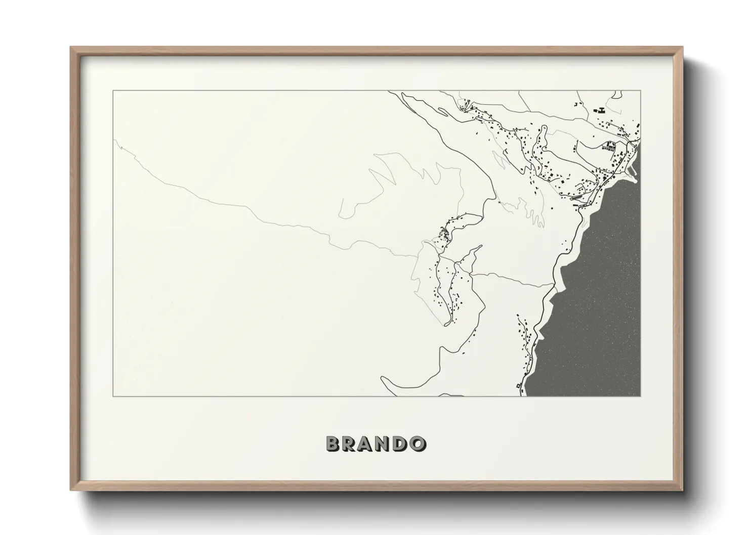 Une affiche de carte sur Brando