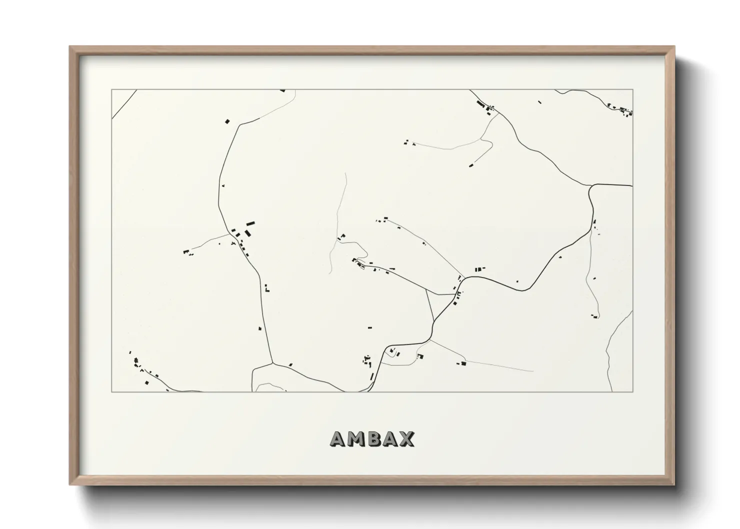 Une affiche de carte sur Ambax