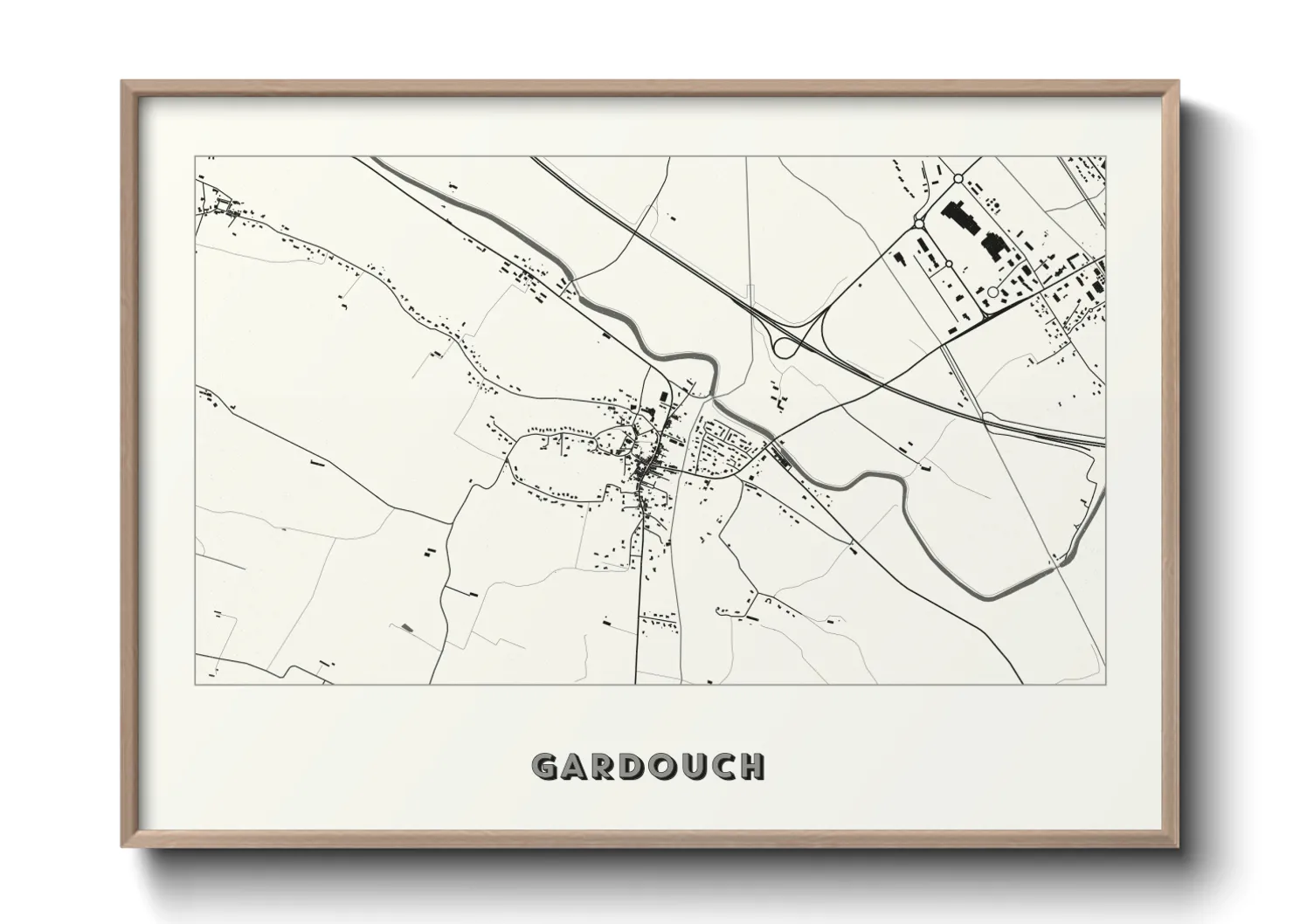 Une affiche de carte sur Gardouch